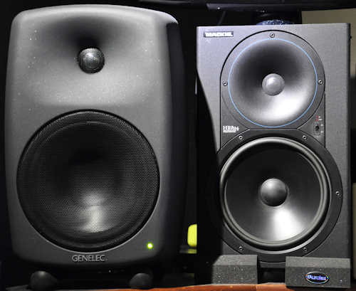Genelec and Mackie