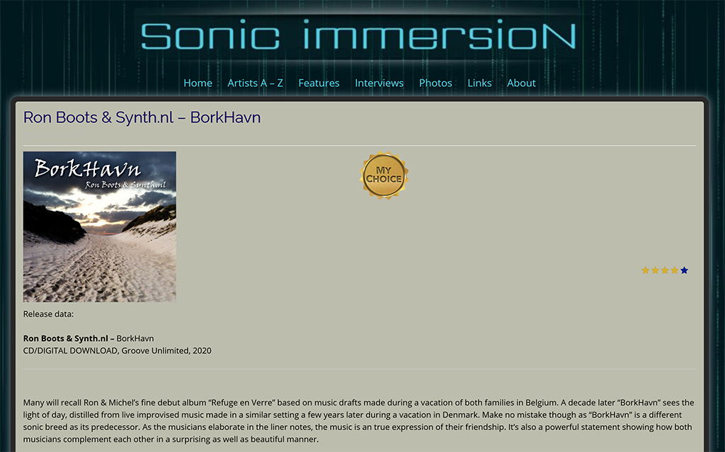 Sonic Immersion BorkHavn